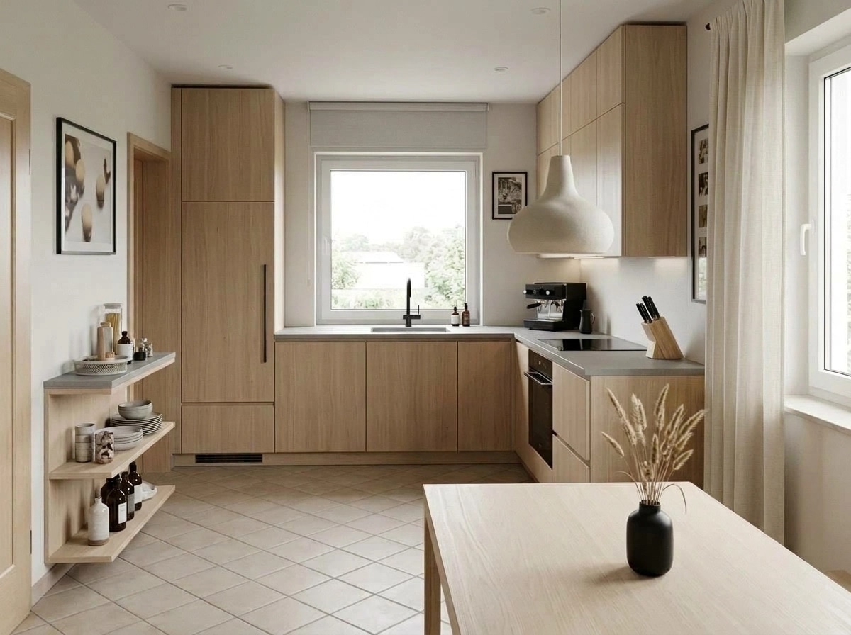 Minimalism Κουζίνα design — interior photo by GenRoom AI