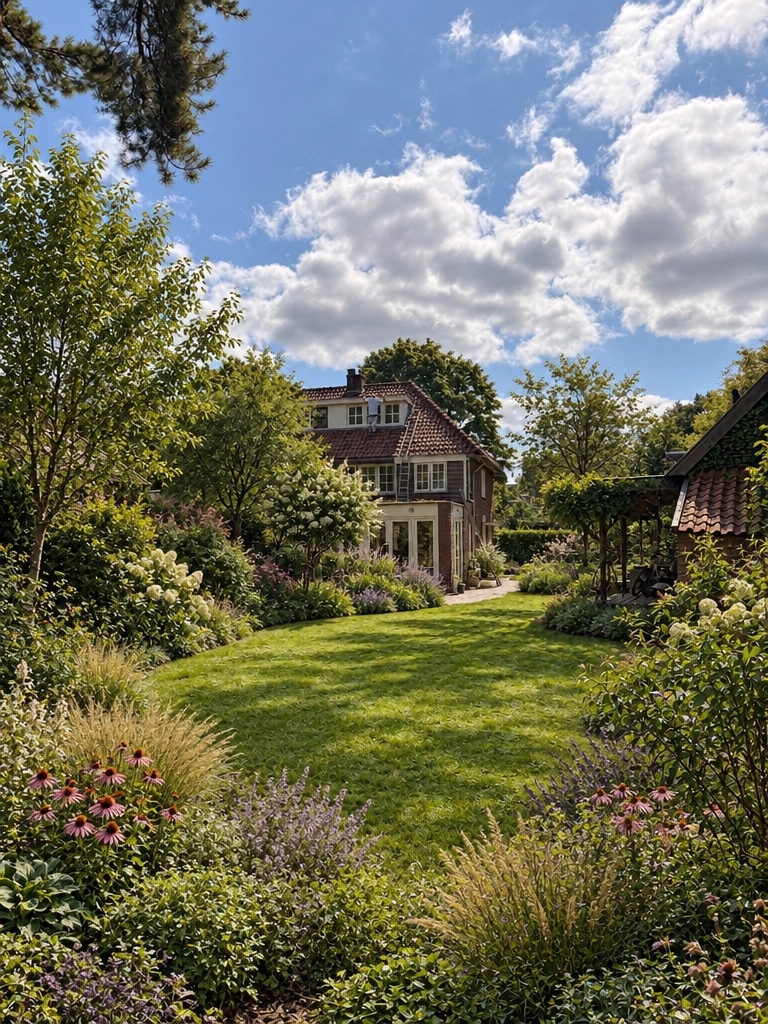 Landscape design in Eco Natural Garden style — Yard by GenRoom AI