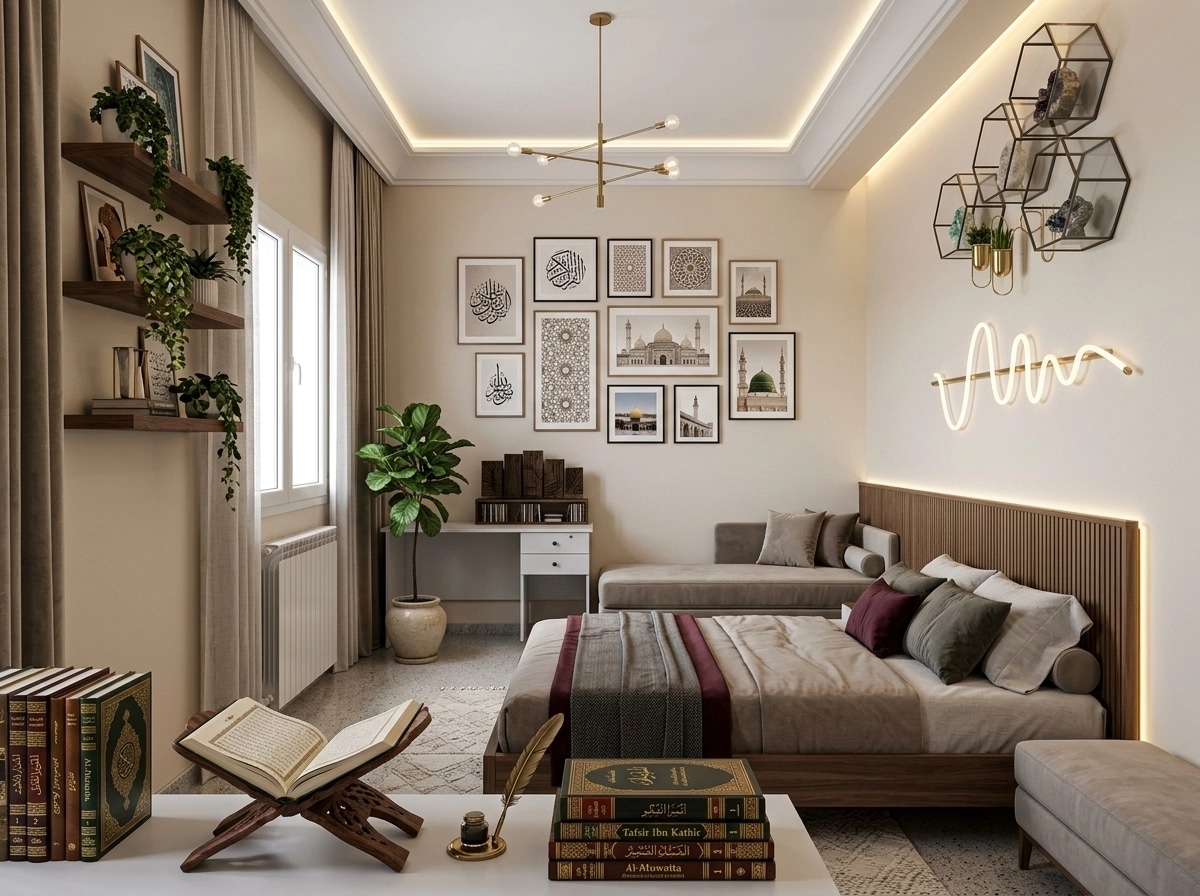 Contemporary Bedroom design — interior photo by GenRoom AI