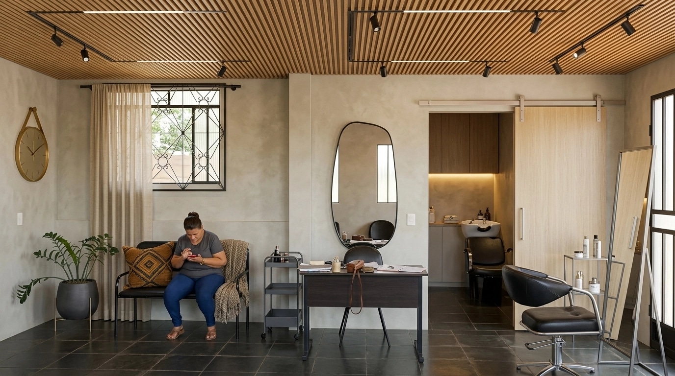 Interior design in Contemporary style — beauty_salon by GenRoom AI