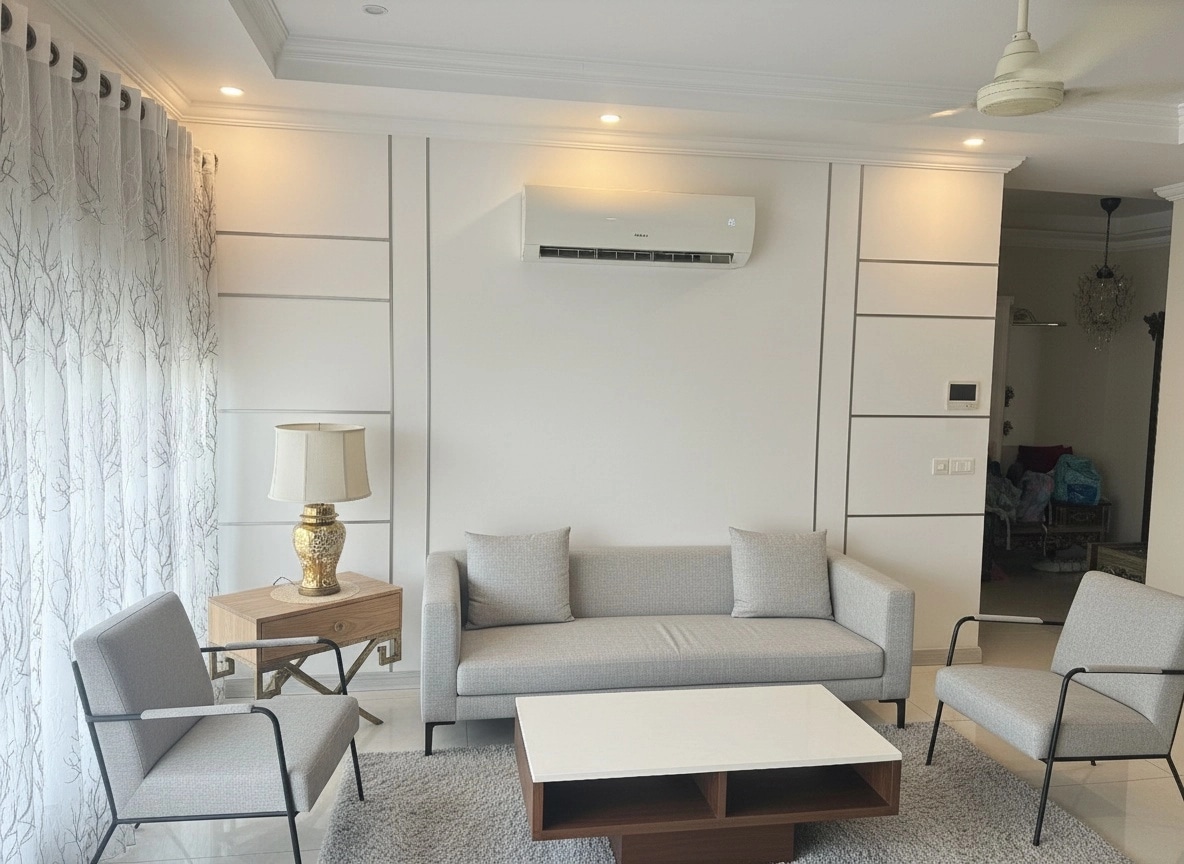 Interior design in Minimalism style — Living Room by GenRoom AI