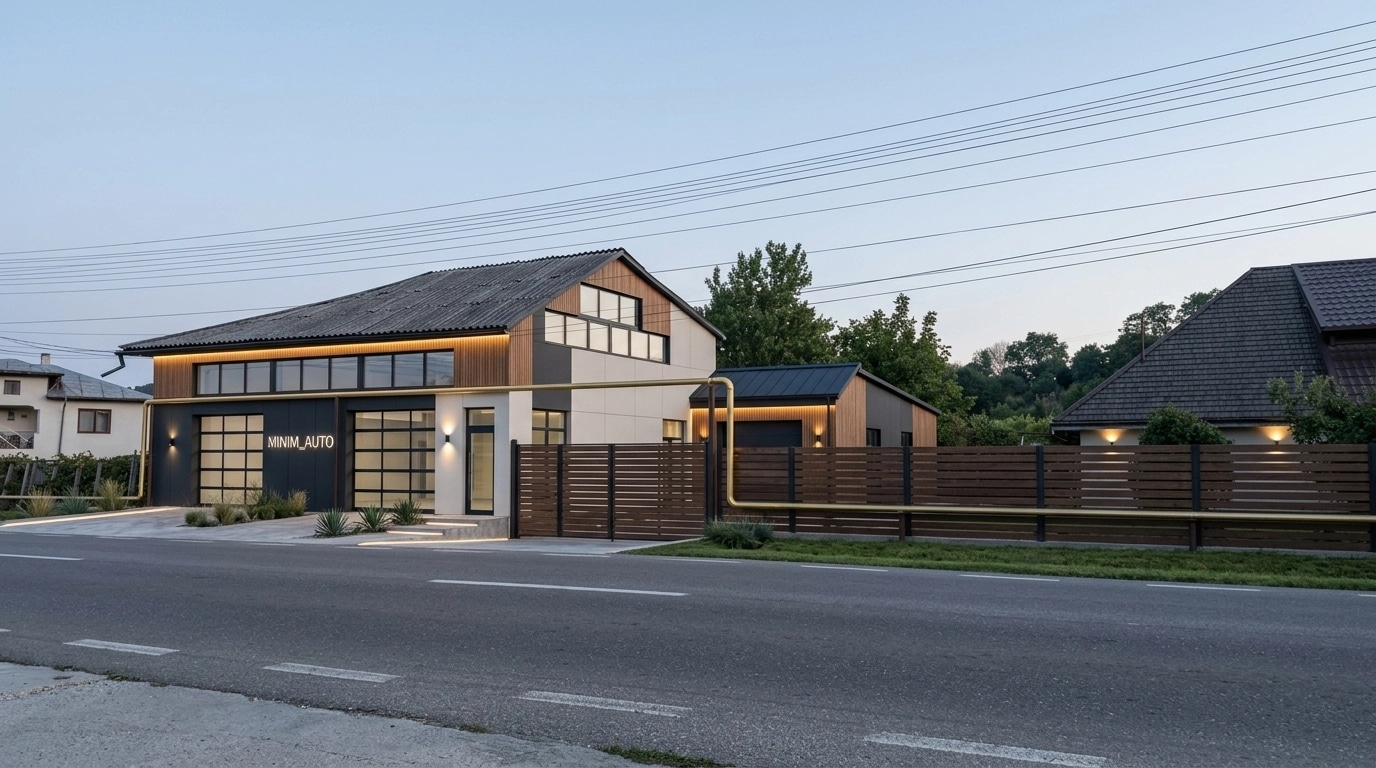 Facade design in Minimalist Facade style — Facade by GenRoom AI