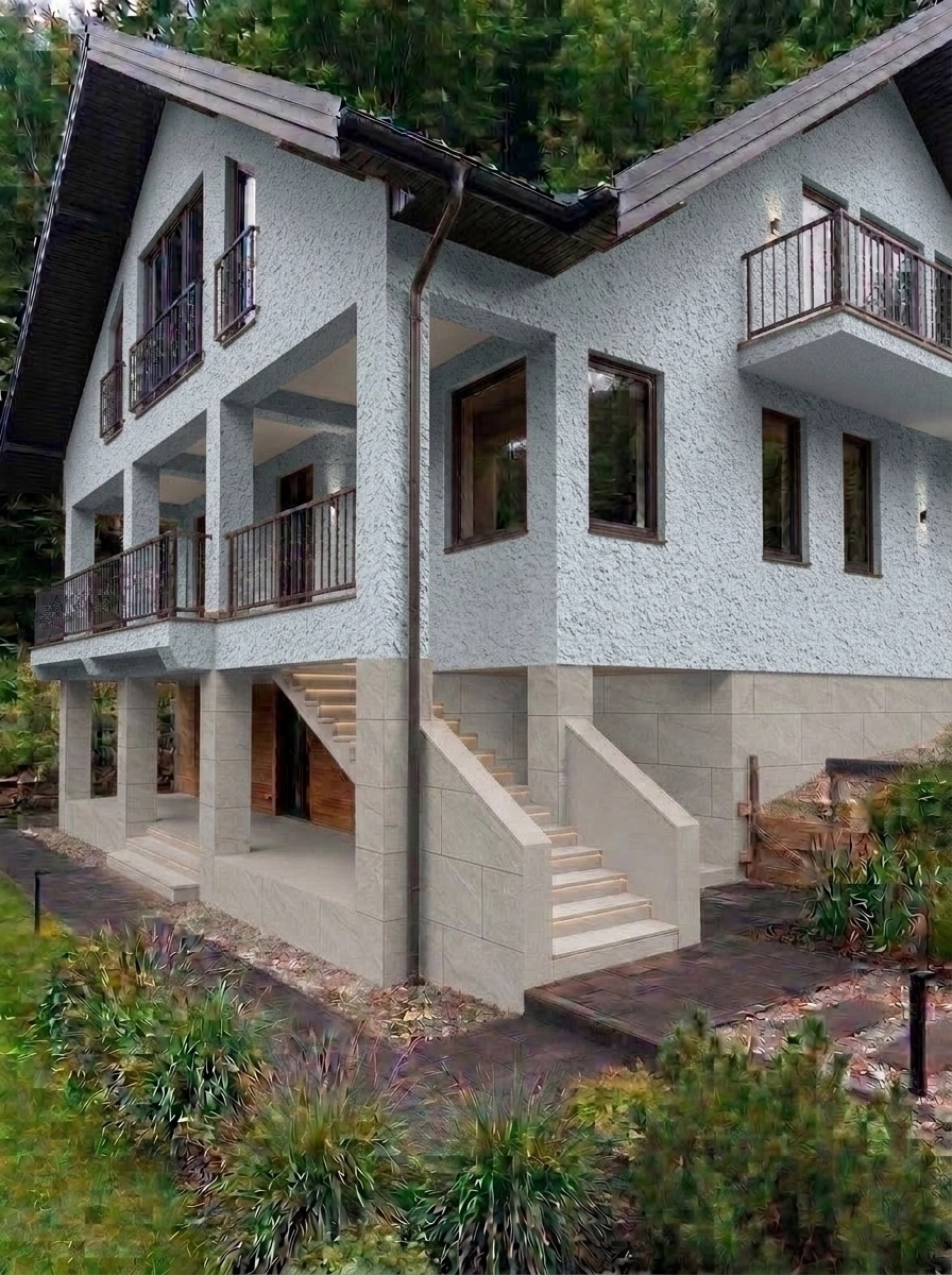 Contemporary Facade Façade design — facade photo by GenRoom AI