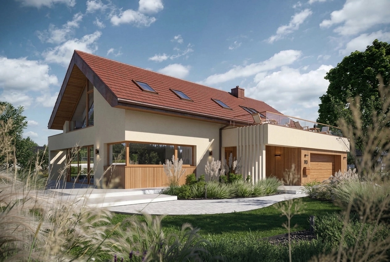 Scandinavian Facade Facade design — facade photo by GenRoom AI