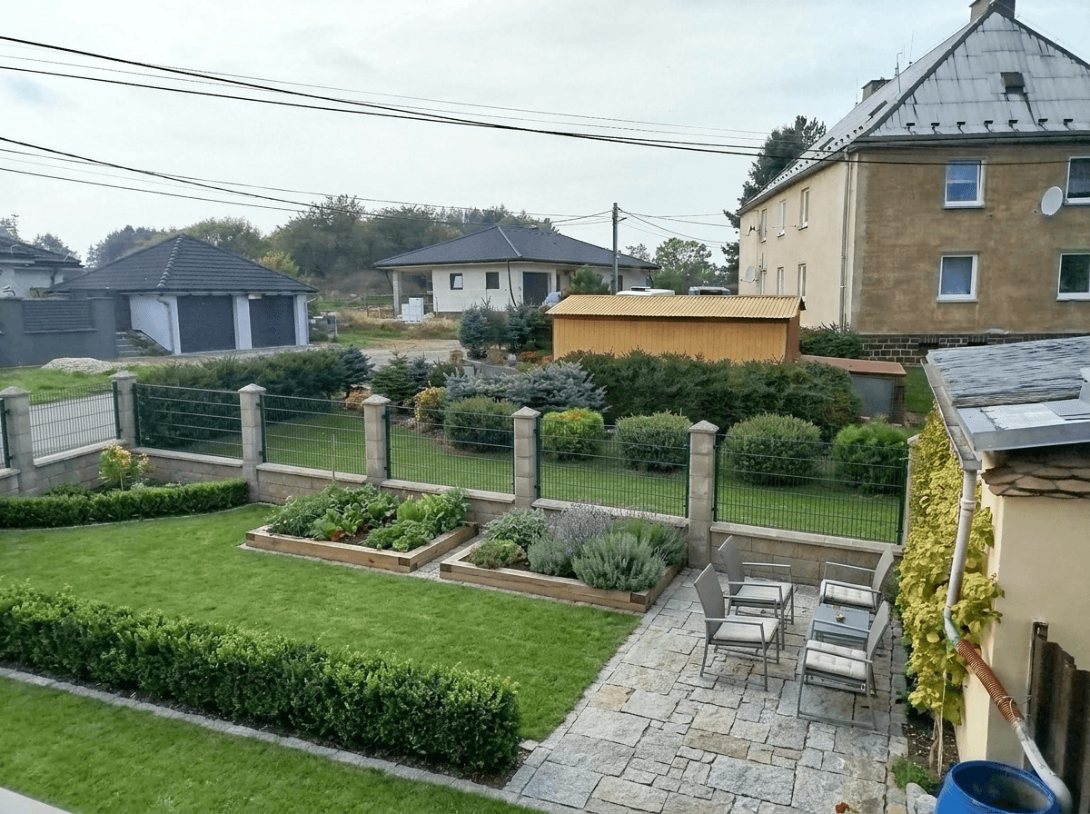 Yard design in no_style style — photo by GenRoom AI