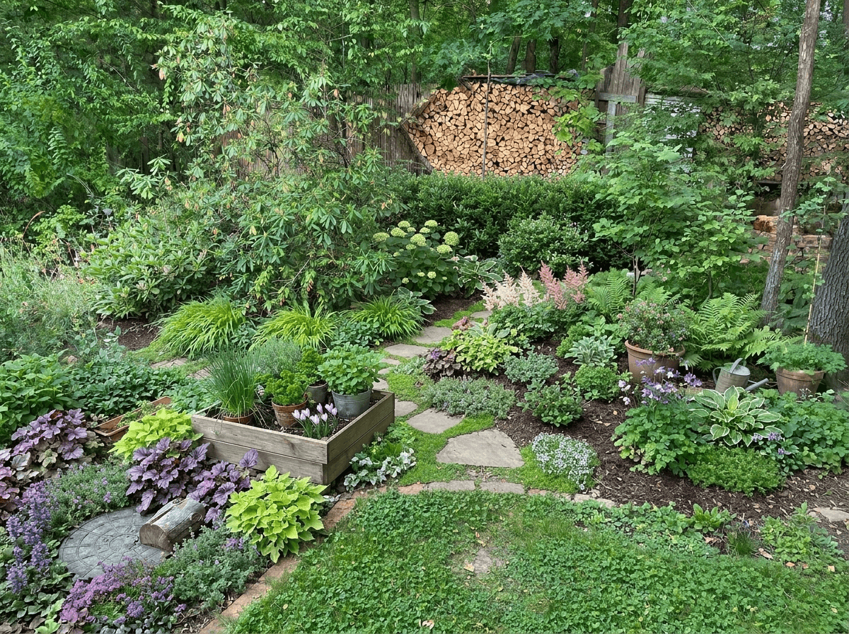 Yard design in no_style style — photo by GenRoom AI