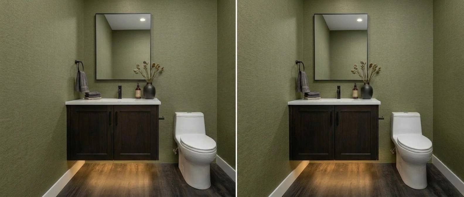 Interior design in Contemporary style — Bathroom by GenRoom AI