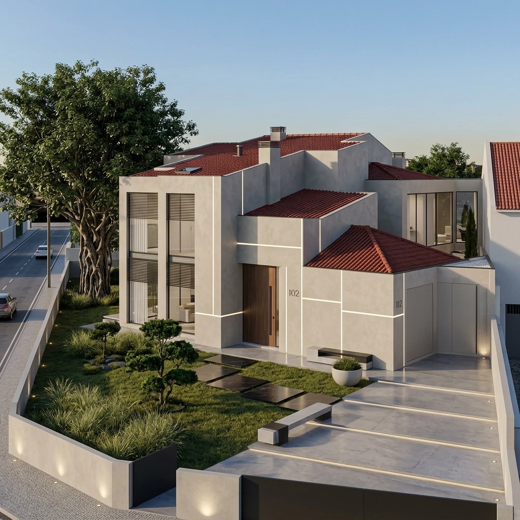 Minimalist Facade Facade design — facade photo by GenRoom AI
