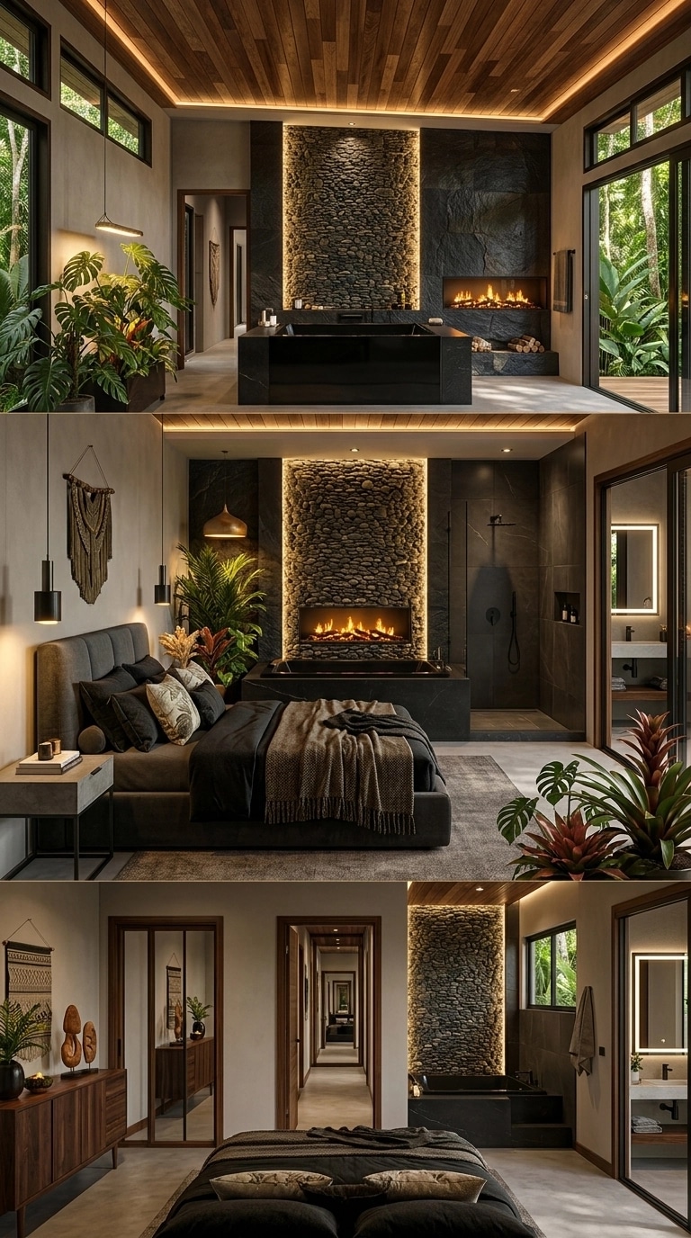 Blacktec Bedroom design — interior photo by GenRoom AI