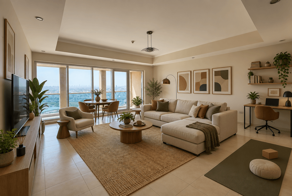 Interior design in Contemporary style — Living Room by GenRoom AI