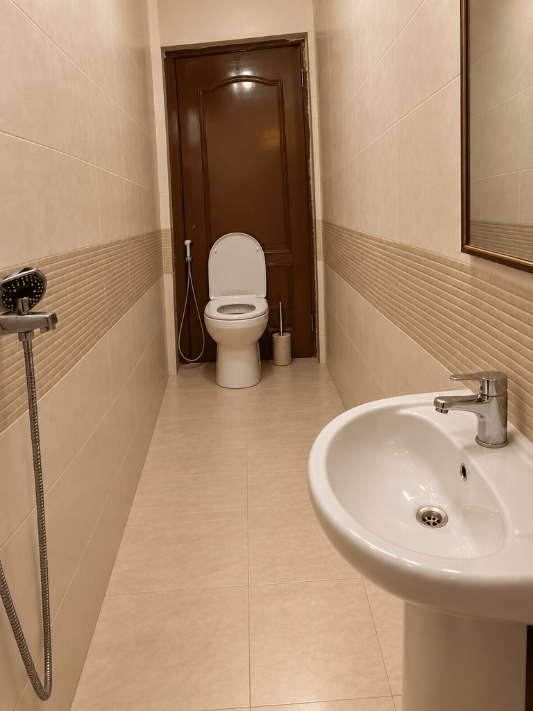 Bathroom interior in no_style style — photo by GenRoom AI