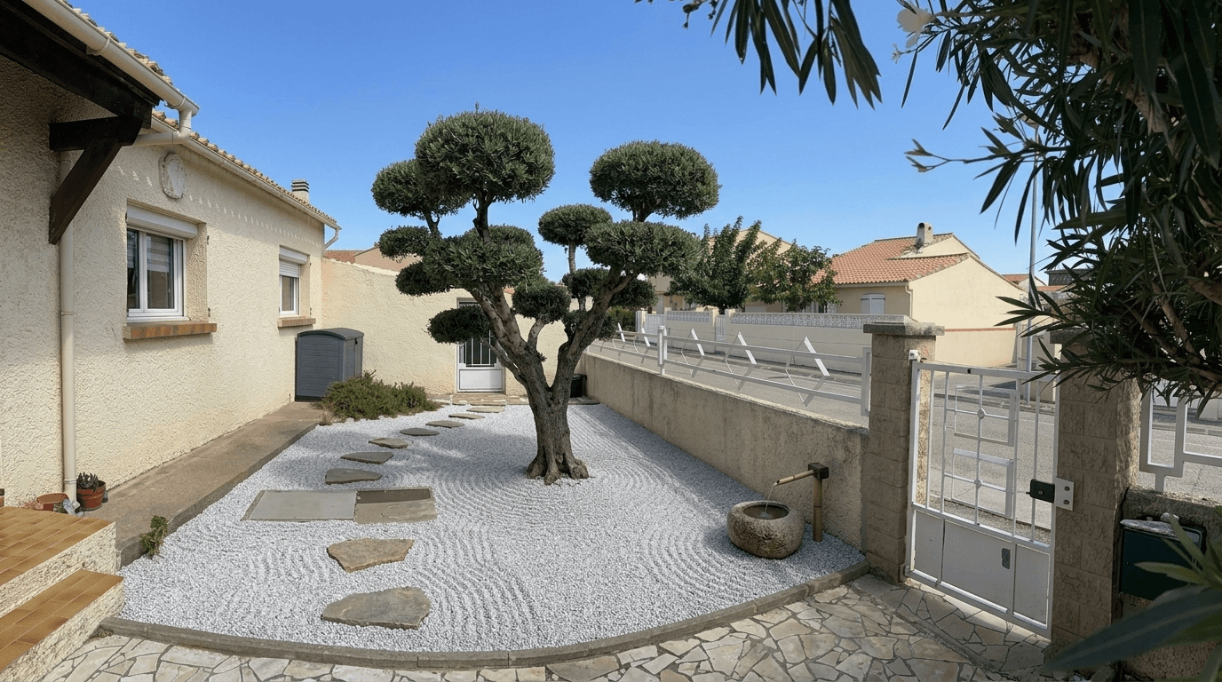 Japanese Garden Yard design — yard photo by GenRoom AI