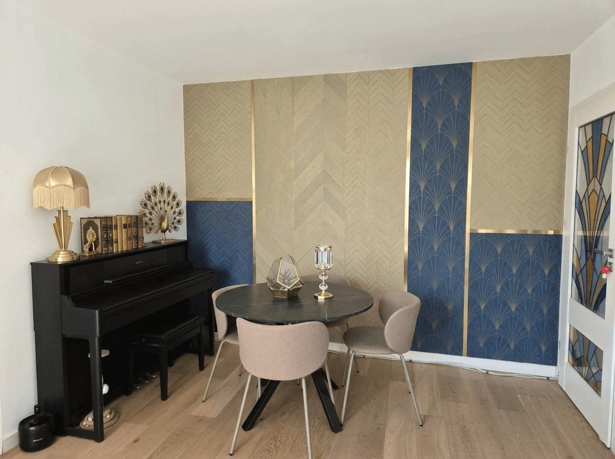 İç mekân tasarımı Art Deco stili — dining_room GenRoom AI