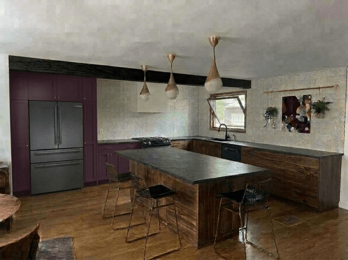 Kitchen interior in no_style style — photo by GenRoom AI