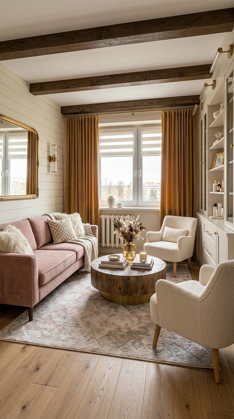 Modern Farmhouse Living Room design — interior photo by GenRoom AI
