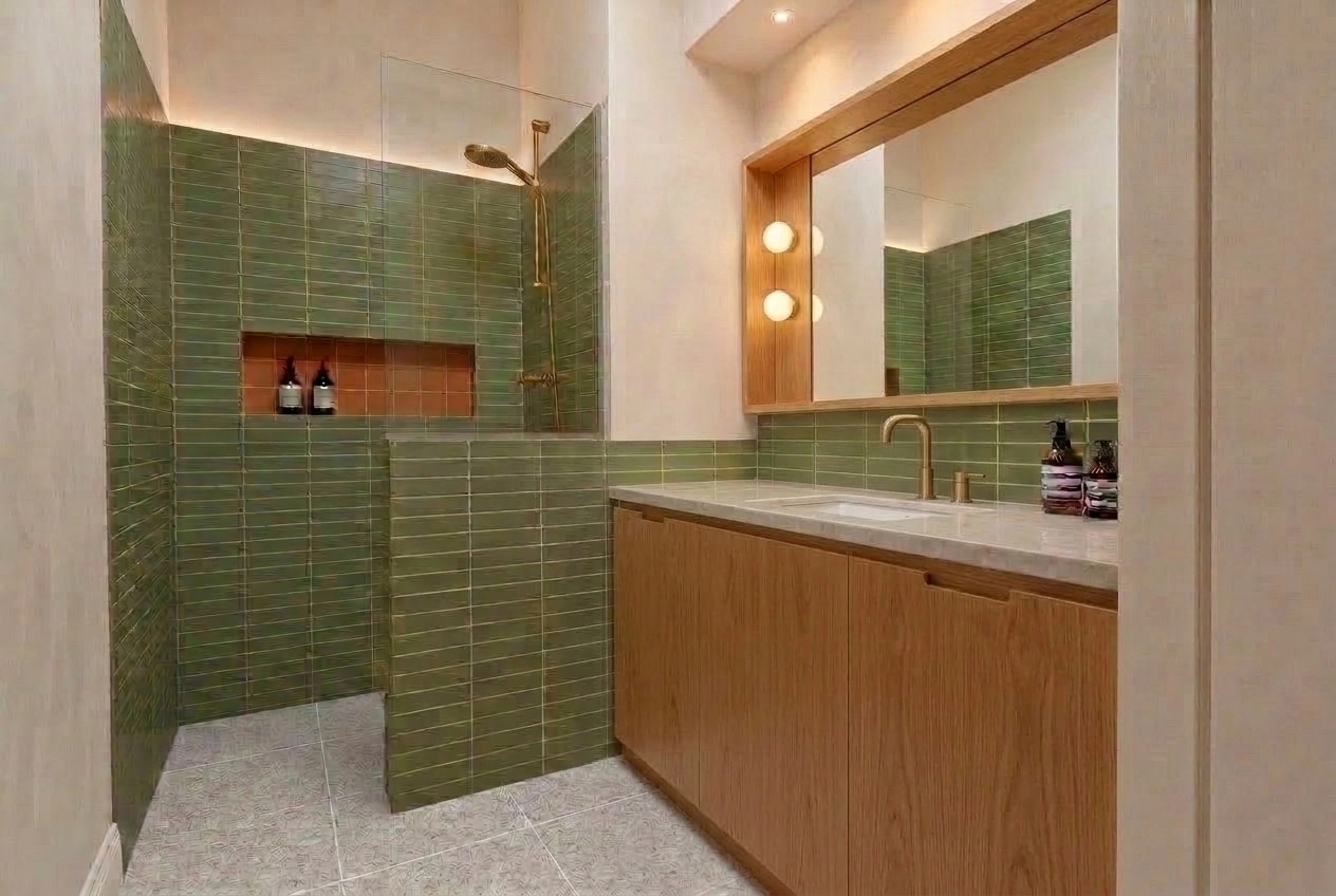 Bathroom interior in no_style style — photo by GenRoom AI