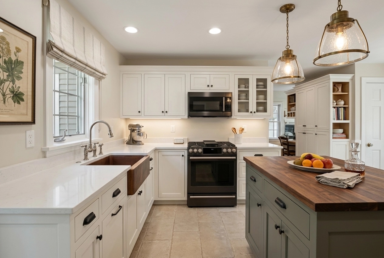 Modern Farmhouse Kitchen design — interior photo by GenRoom AI