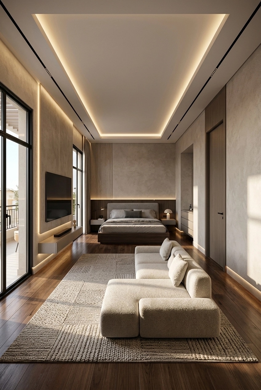 Interior design in Contemporary style — Bedroom by GenRoom AI