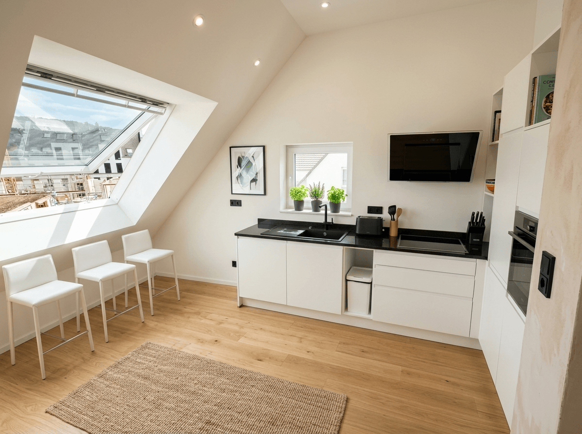 Kitchen interior in no_style style — photo by GenRoom AI