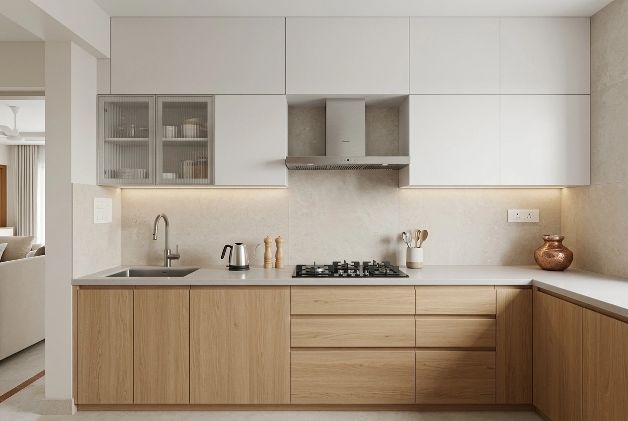 Interior design in Scandinavian style — Kitchen by GenRoom AI