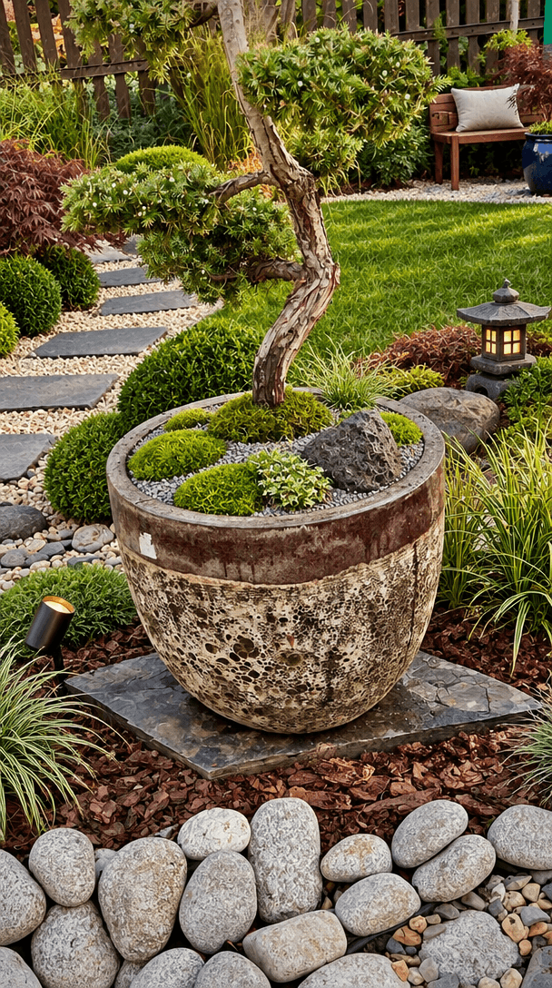 Japanese Garden Yard design — yard photo by GenRoom AI