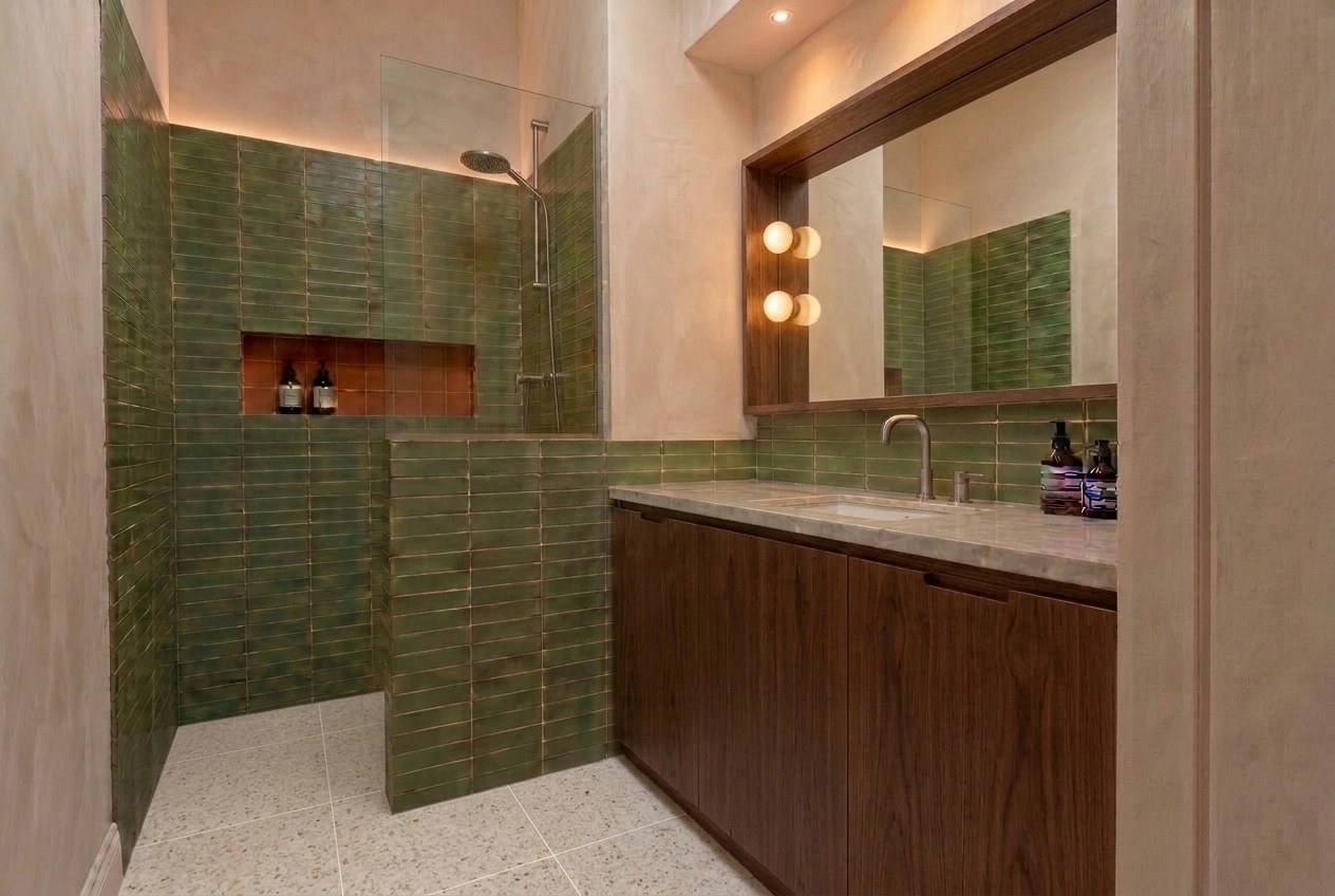 Bathroom interior in no_style style — photo by GenRoom AI
