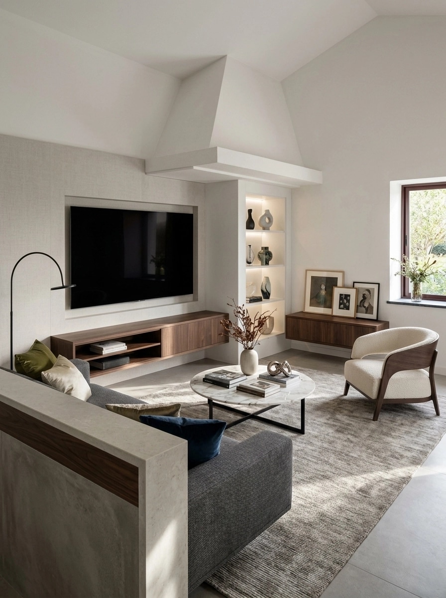 Interior design in Contemporary style — Living Room by GenRoom AI