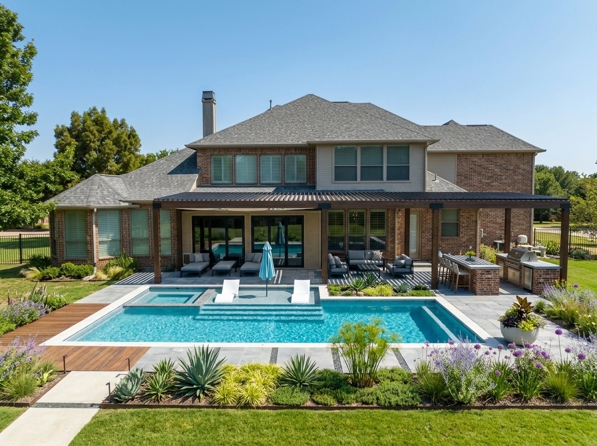 Contemporary Yard Yard design — yard photo by GenRoom AI