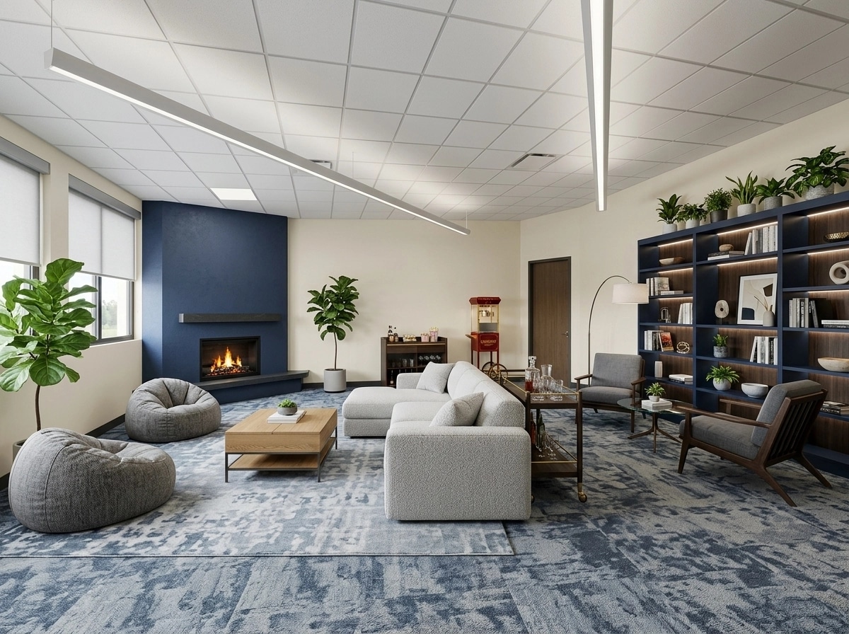 Interior design in Contemporary style — Living Room by GenRoom AI