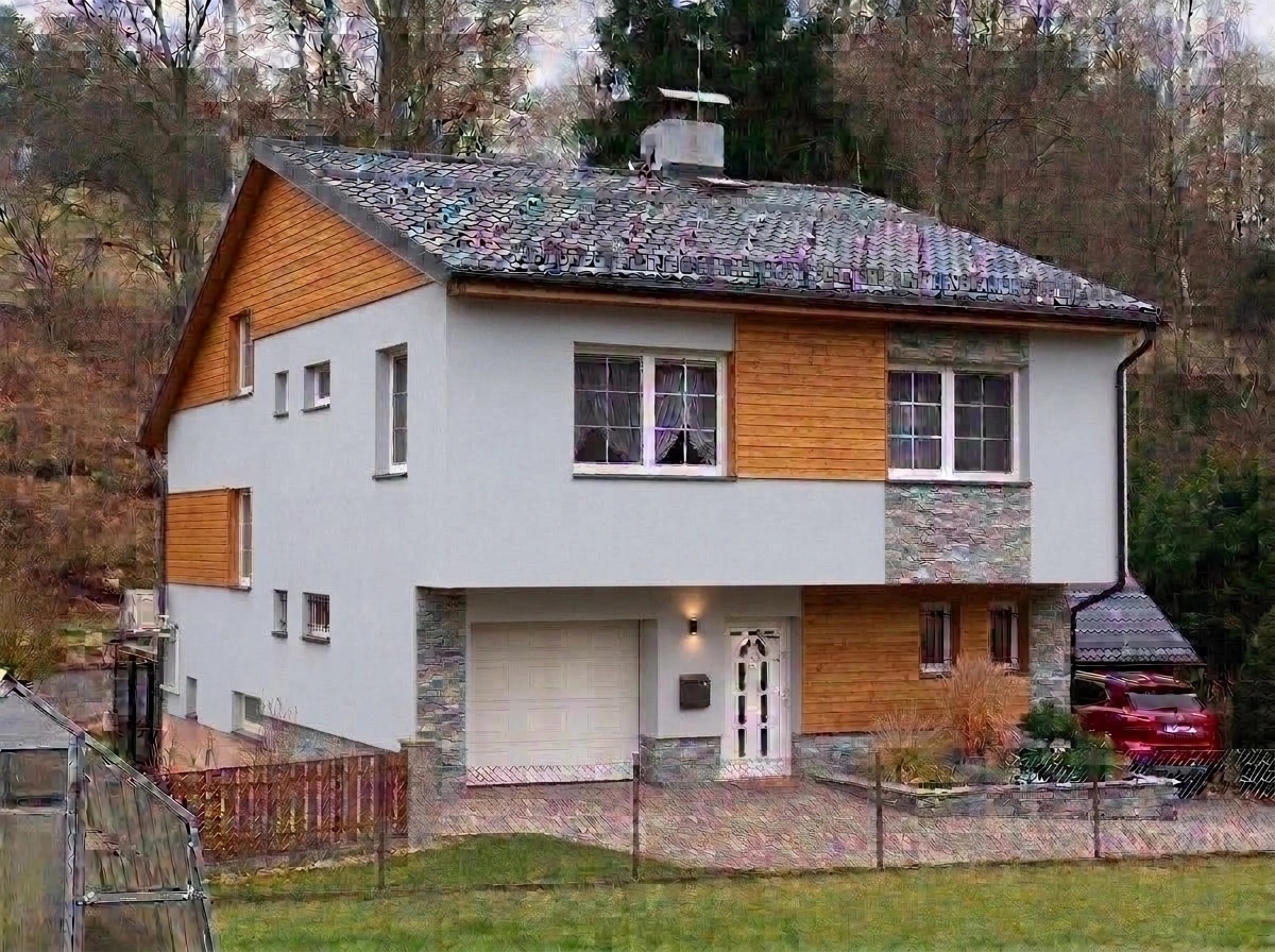 Contemporary Facade Қасбет design — facade photo by GenRoom AI
