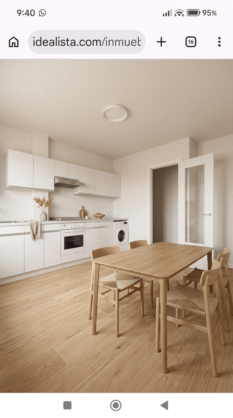 Interior design in Scandinavian style — Kitchen by GenRoom AI