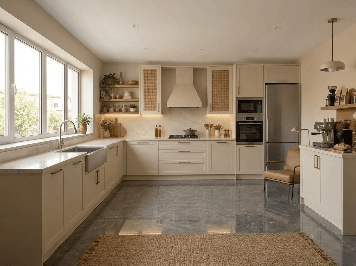 Kitchen interior in no_style style — photo by GenRoom AI