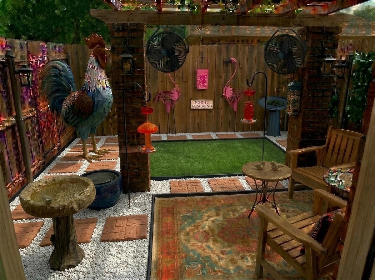 Landscape design in Mediterranean Yard style — Yard by GenRoom AI