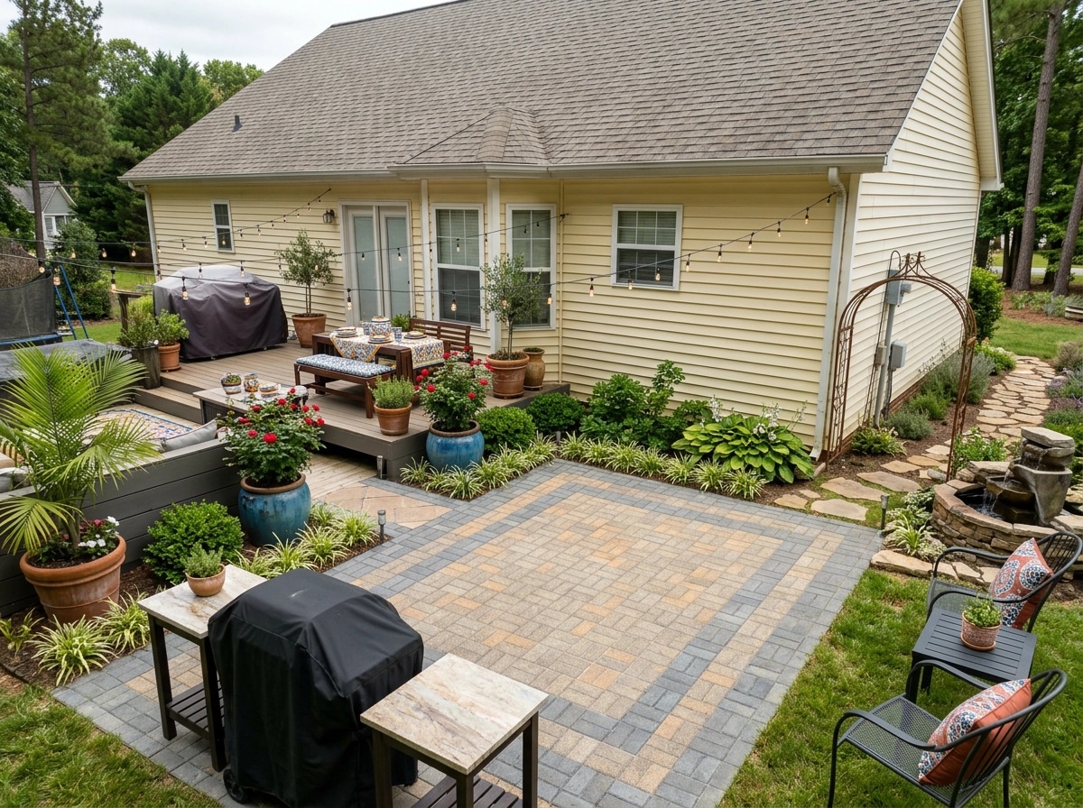 Mediterranean Yard Аула design — yard photo by GenRoom AI
