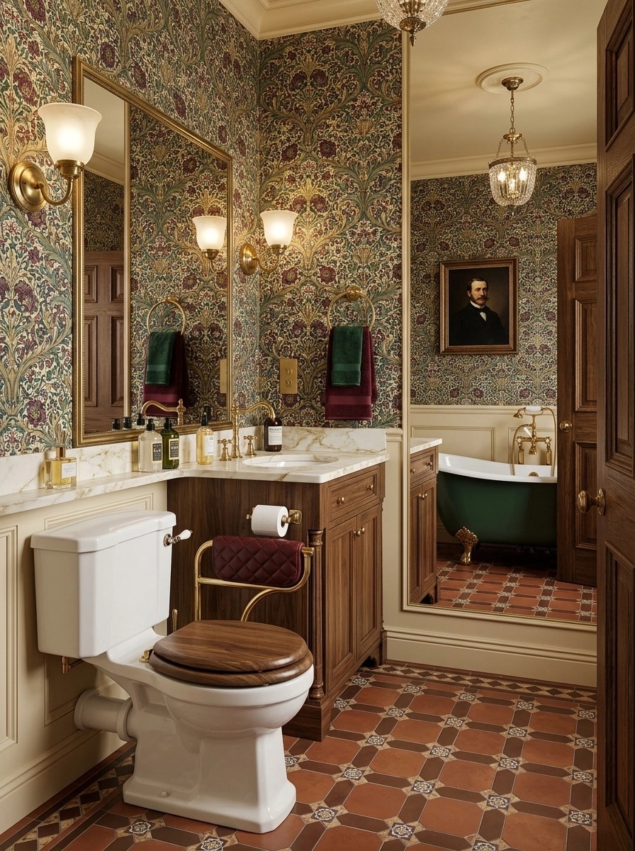 British Bathroom design — interior photo by GenRoom AI