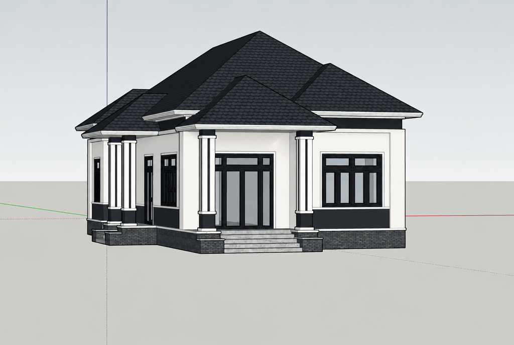 Contemporary Facade Facade design — facade photo by GenRoom AI
