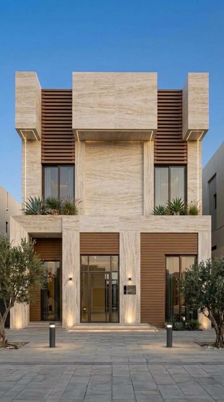 Contemporary Facade Facade design — facade photo by GenRoom AI