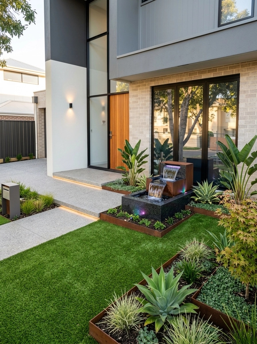 Landscape design in Contemporary Yard style — Yard by GenRoom AI