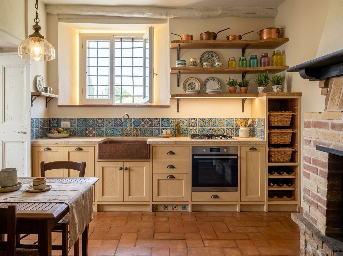 Interior design in Mediterranean style — Kitchen by GenRoom AI