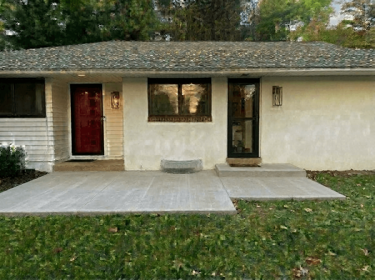 Yard design in no_style style — photo by GenRoom AI