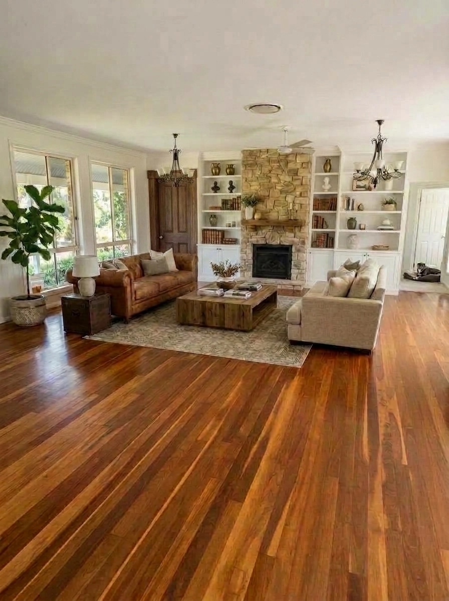 Modern Farmhouse Living Room design — interior photo by GenRoom AI
