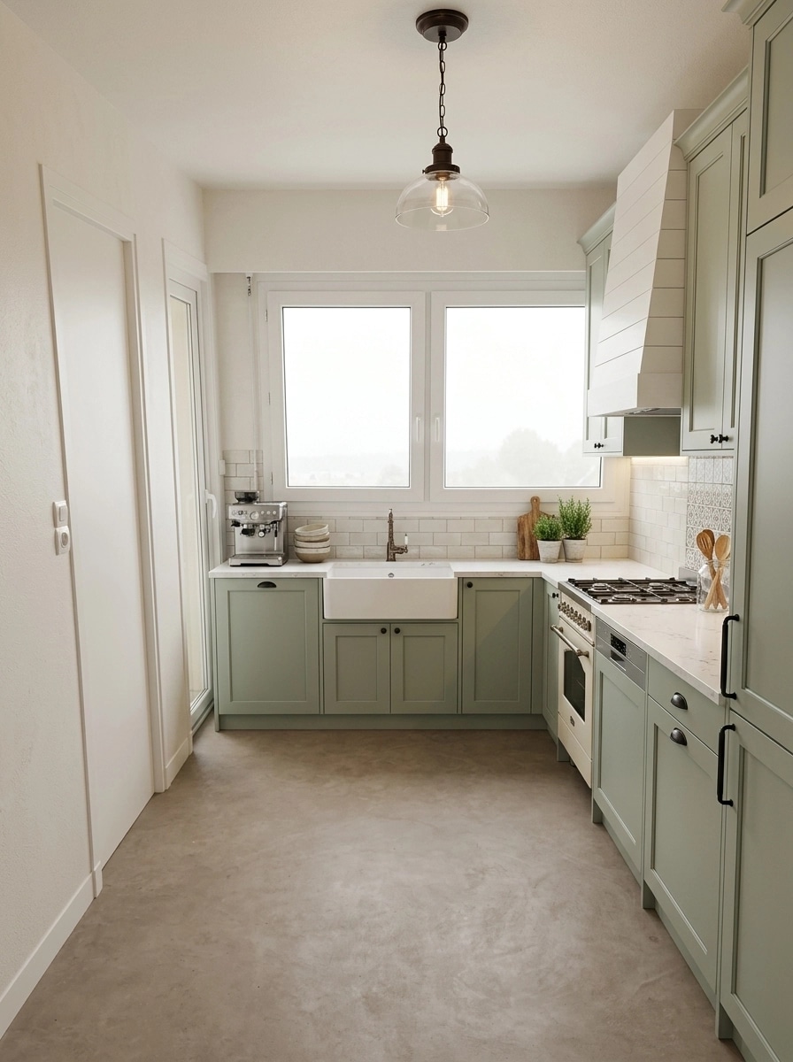 Interior design in Modern Farmhouse style — Kitchen by GenRoom AI