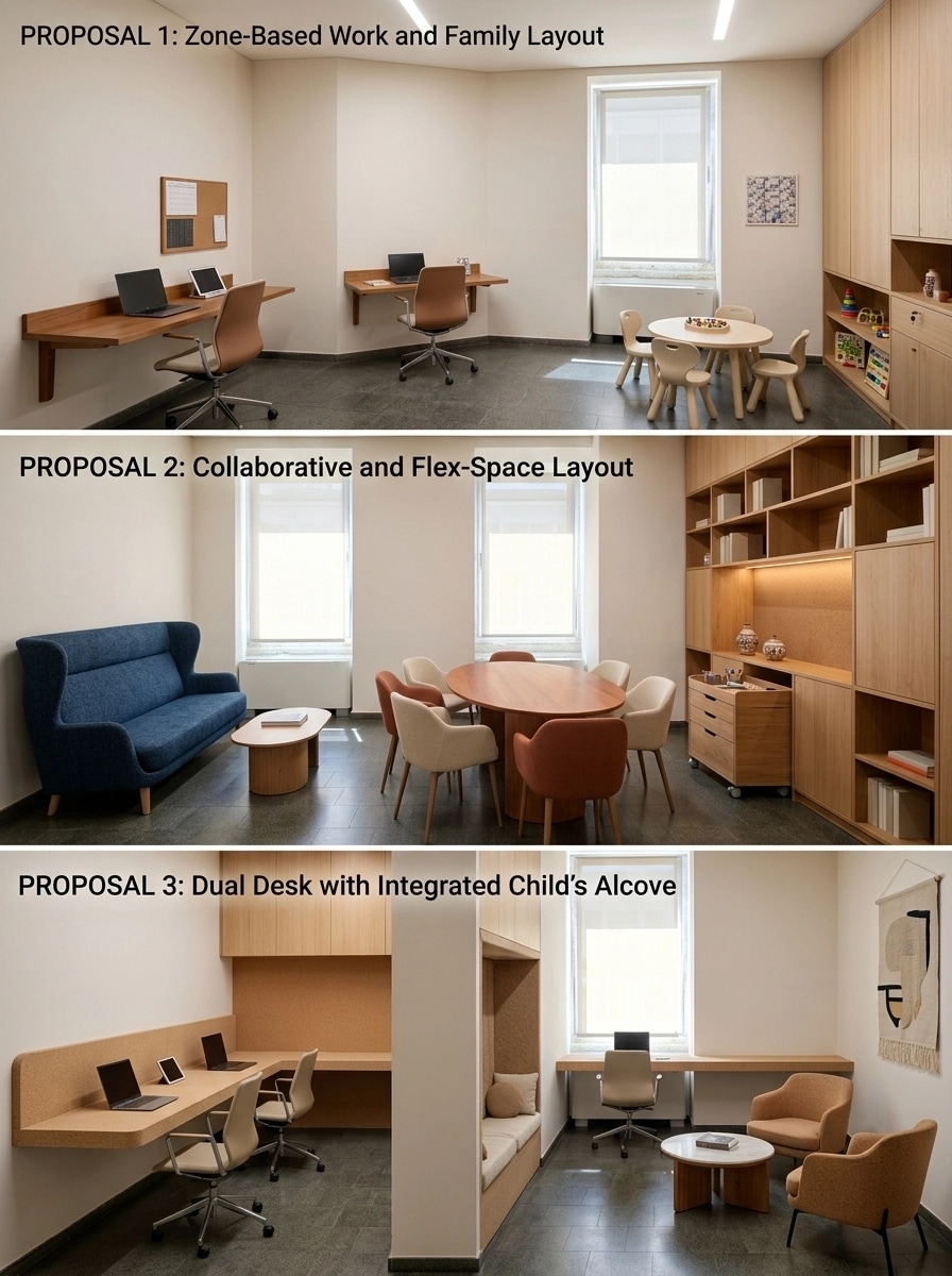 Interior design in Portuguese Modern style — clinic by GenRoom AI