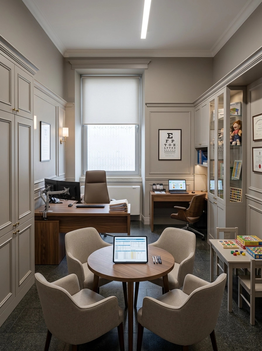 Interior design in Transitional style — clinic by GenRoom AI