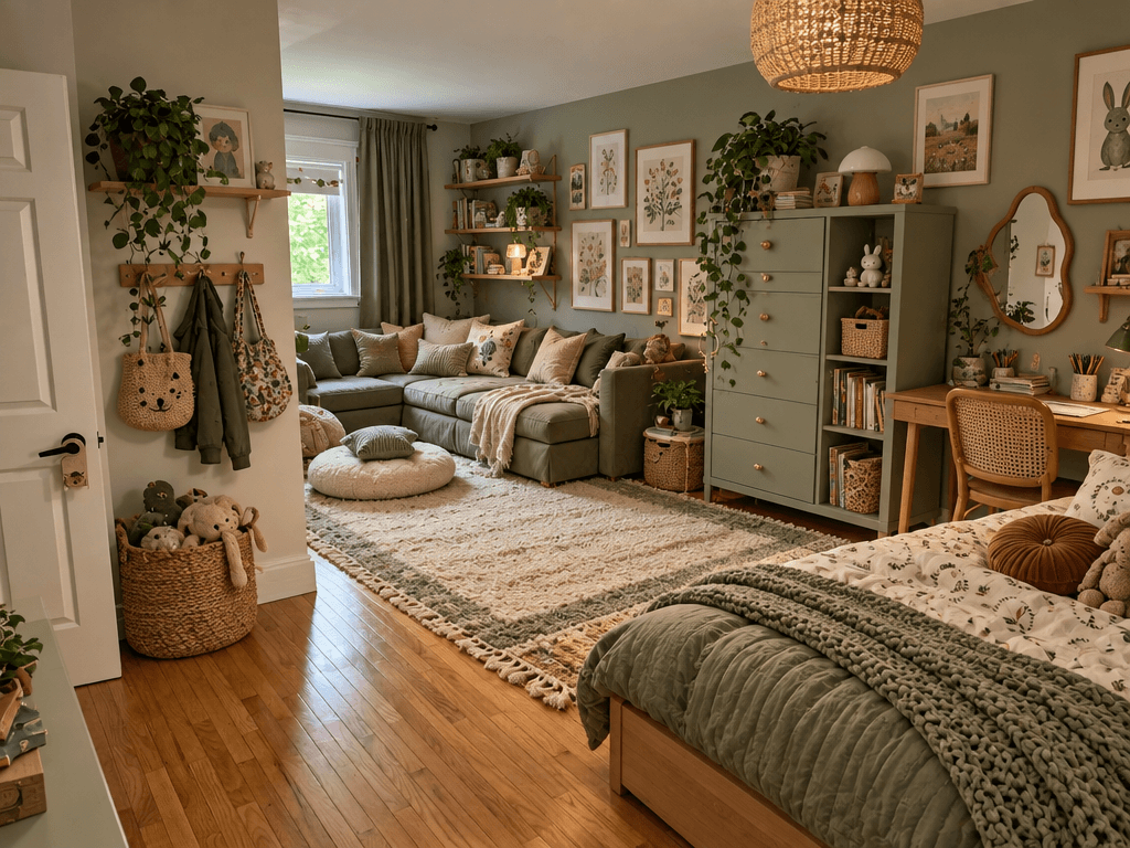 Interior design in Eclectic style — Kids Room by GenRoom AI