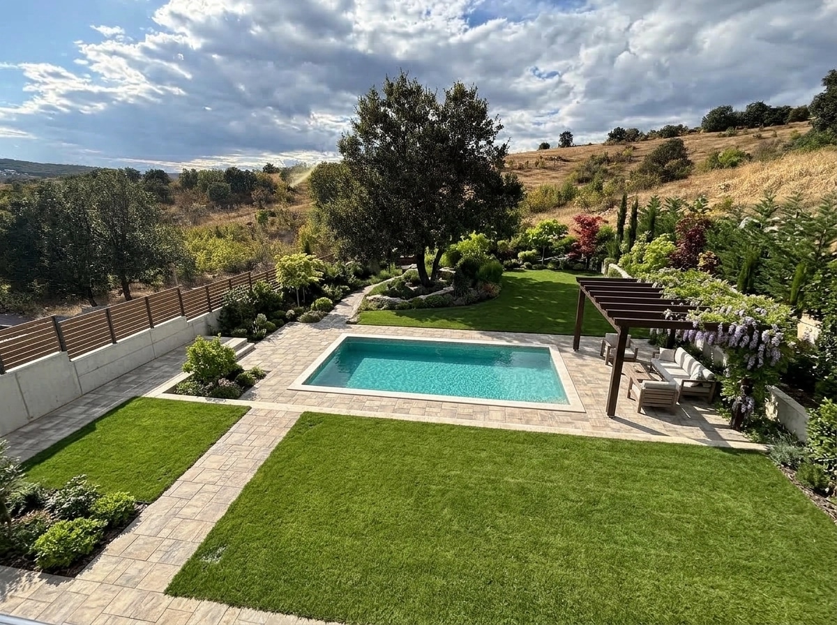 Yard design in no_style style — photo by GenRoom AI