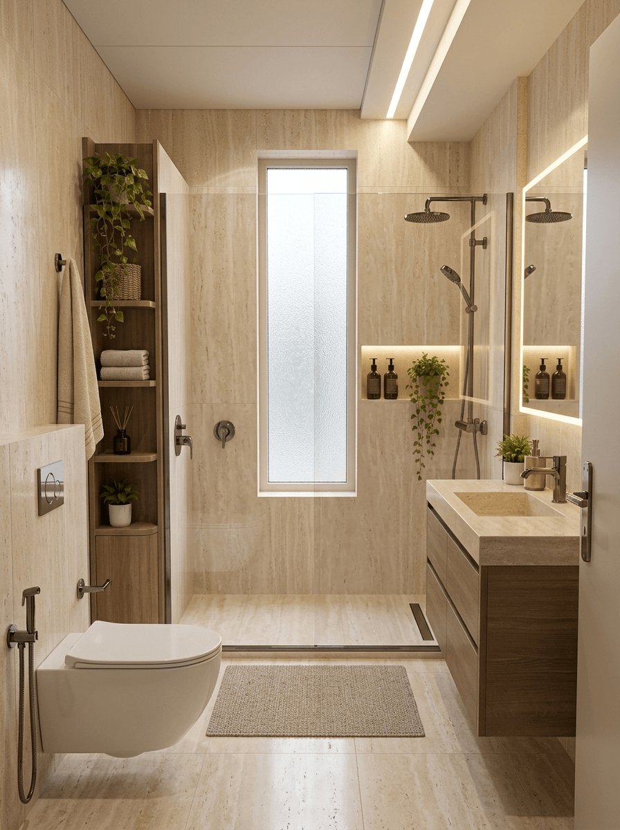 Bathroom interior in no_style style — photo by GenRoom AI