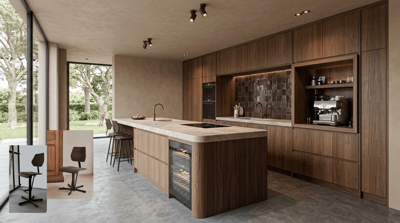Kitchen interior in no_style style — photo by GenRoom AI