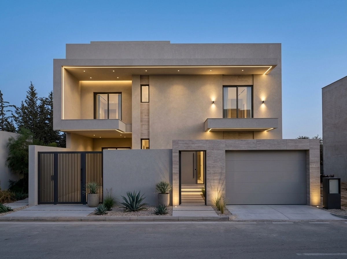 Minimalist Facade Facade design — facade photo by GenRoom AI