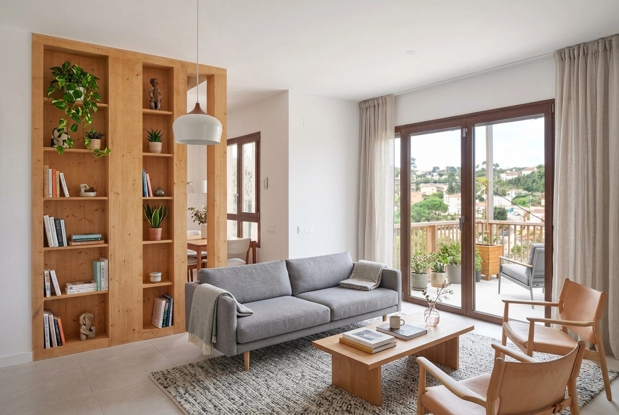 Scandinavian Living Room design — interior photo by GenRoom AI